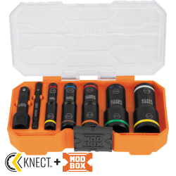 65618 KNECT™ Heavy Duty Flip Impact Socket Set, SAE, 8-Piece Image